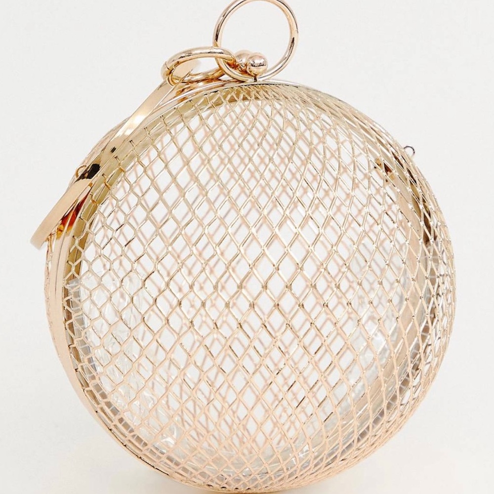 ASOS Cage Sphere Clutch Bag
